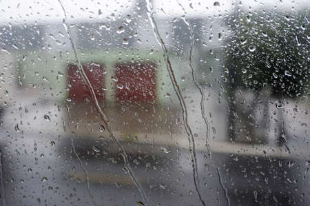 Water drops on the window