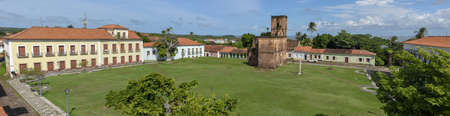 Traditional portuguese colonial architecture in Alcantara on Brazilのeditorial素材
