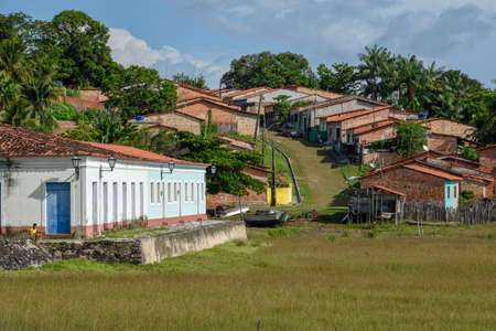 Traditional portuguese colonial architecture in Alcantara on Brazilのeditorial素材
