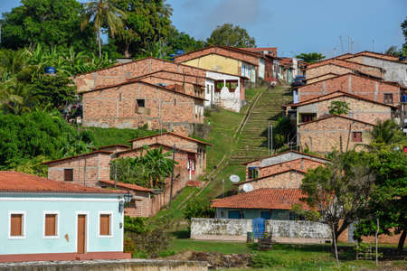 Traditional portuguese colonial architecture in Alcantara on Brazilのeditorial素材