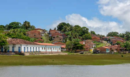 Traditional portuguese colonial architecture in Alcantara on Brazilのeditorial素材