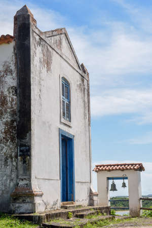 Nossa Senhora do Desterro chapel at  Alcantara on Brazilのeditorial素材