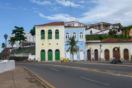 Traditional Portuguese colonial architecture in Sao Luis on Brazil