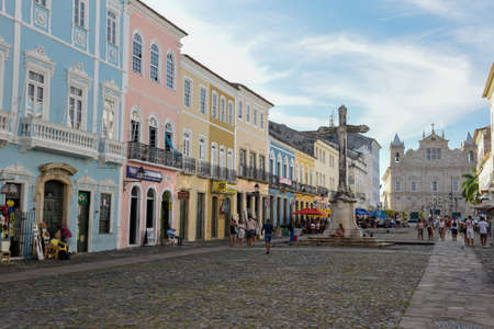 Salvador, Brazil - 3 february 2019: Sao Francisco church at Salvador Bahia on Brazilのeditorial素材