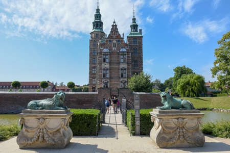 Copenhagen, Denmark - 25 June 2019: Rosenborg Castle is a renaissance castle located in the centre of Copenhagen, Denmarkのeditorial素材