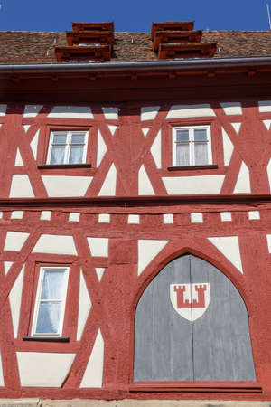 Historical house at Rotenburg ob der Tauber on Germanyのeditorial素材
