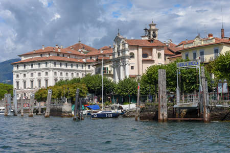 Isola Bella, Italy - 8 September 2019: View at Bella island on lake Maggiore in Italyのeditorial素材