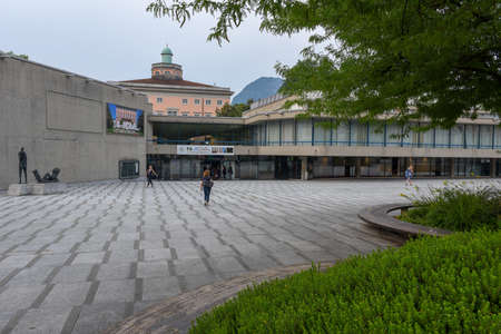 Lugano, Switzerland - 14 June 2019: 14 th. International conference on malignant lymphoma at congress palace of Lugano on Switzerlandのeditorial素材