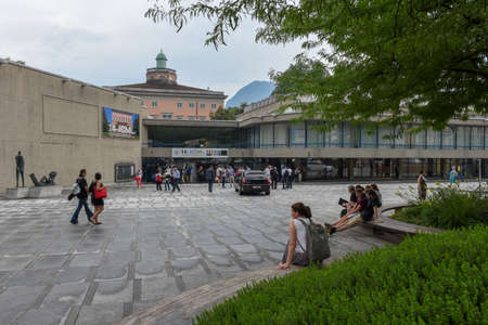 Lugano, Switzerland - 14 June 2019: 14 th. International conference on malignant lymphoma at congress palace of Lugano on Switzerlandのeditorial素材