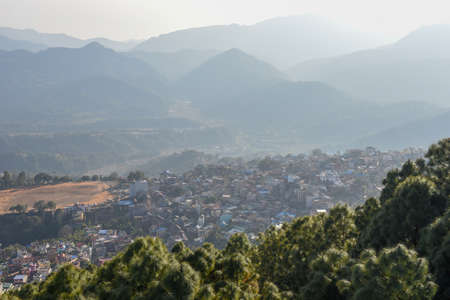 View at the town of Tansen in Nepal