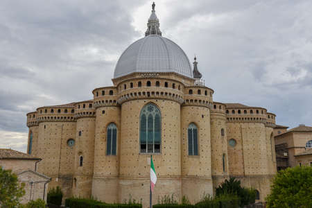 The Sanctuary of Madonna at Loreto on Marche in Italy