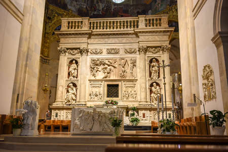 The Sanctuary of Madonna at Loreto on Marche in Italyのeditorial素材