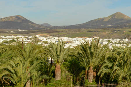 The village of Uga at the Canary island on Lanzarote in Spainの写真素材