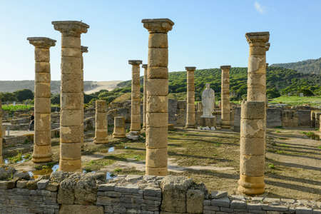 View at roman town of Baelo Claudia at Bolonia on Spainの写真素材