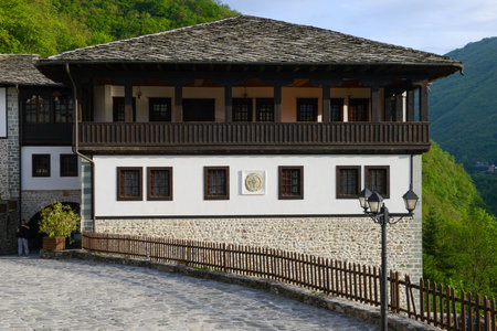 View of St John the Baptist Bigorski monastery on Macedonia