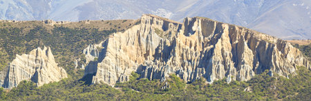 View at Clay Cliffsの写真素材