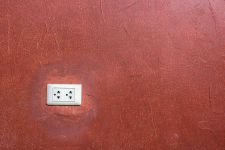 outlet on wallの写真素材