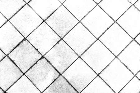 concrete blocks floors black and whiteの写真素材
