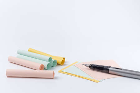 paper note concept creatorの写真素材