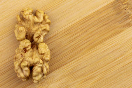 walnuts on the cutting board