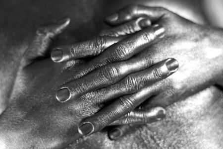 silver girlの写真素材