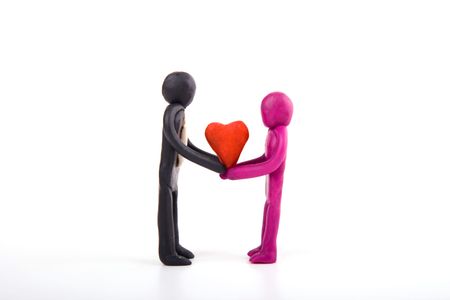 valentine`s day coupleの写真素材