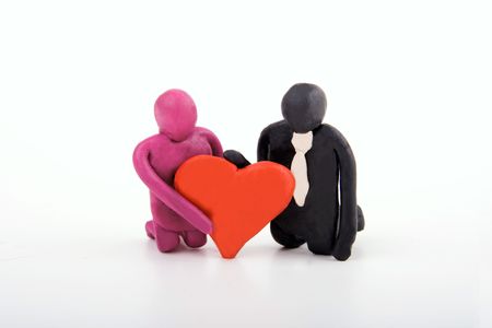 valentine`s day coupleの写真素材