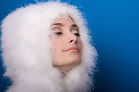 winter girlの写真素材