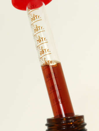 Drop in the pipetteの写真素材