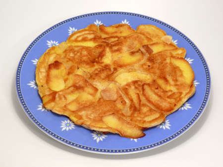 apple pancakeの写真素材