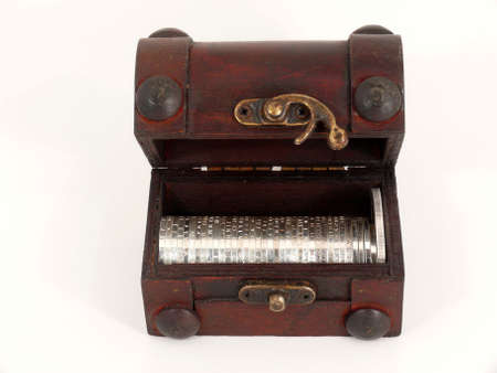 silver chest