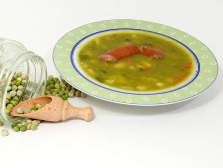 Pea-pea soupの写真素材