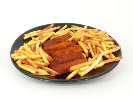 fish and chipsの写真素材