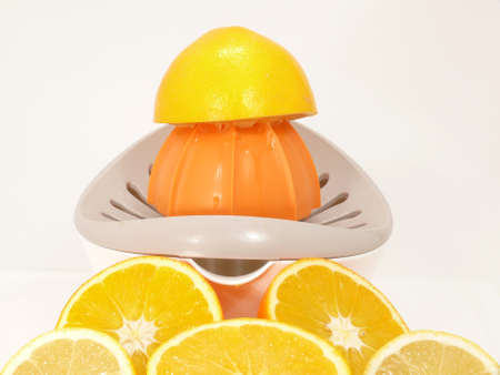 citrus juice pressingの写真素材
