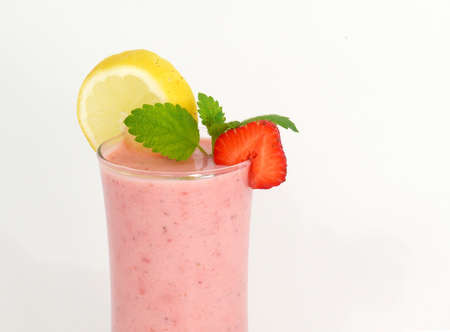 Strawberry milkshakeの写真素材