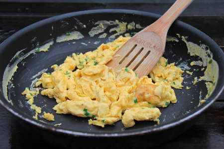 scrambled eggsの写真素材