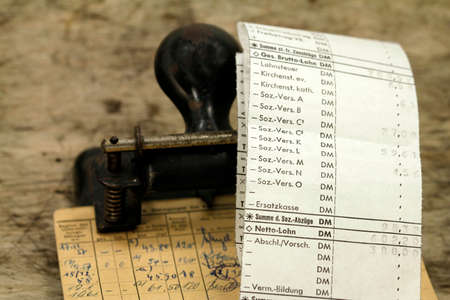 Nostalgic paper punchの写真素材