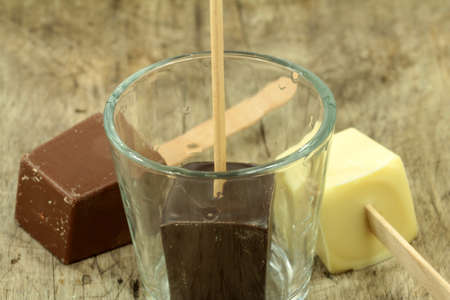 drinking chocolate lollies
