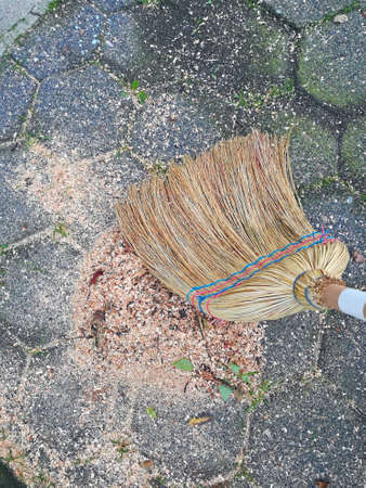 Broom in Actionの写真素材