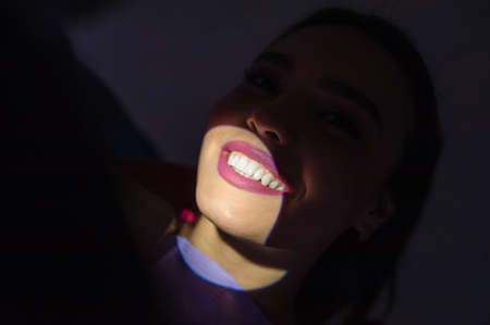 A beautiful smile in dentistryの写真素材