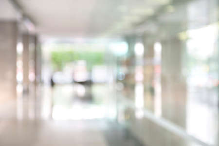 blur image of hall wayの写真素材