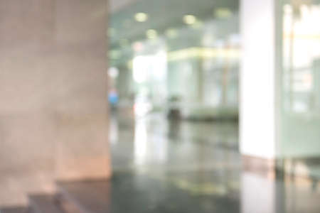 blur image of hall wayの写真素材