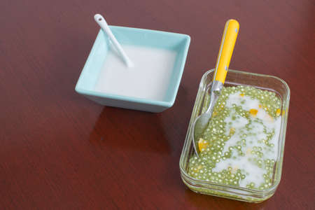 sago puddingの写真素材