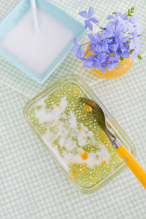 sago puddingの写真素材