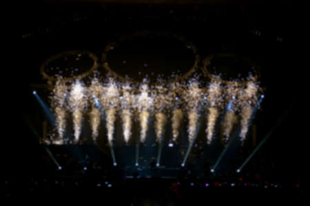 blur stage lightingの写真素材