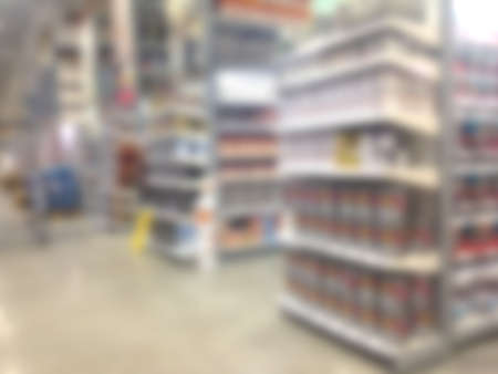 Blur image inside a shopping mallの写真素材