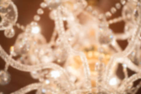 blur image of chandelierの写真素材