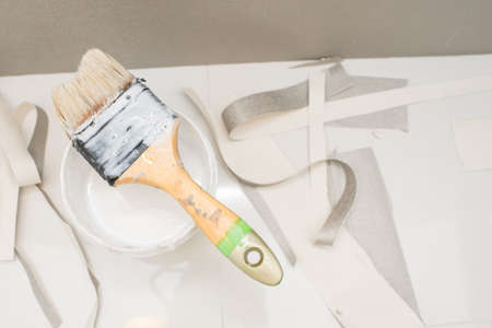 wallpaper installation equipmentの写真素材