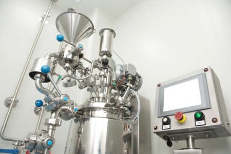 detail of pharmaceutical factoryの写真素材