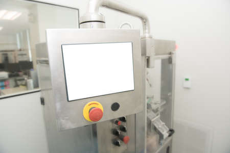 detail of pharmaceutical factory